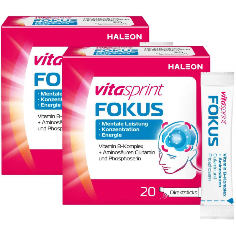 Vitasprint Fokus 2 x 20 Direktsticks