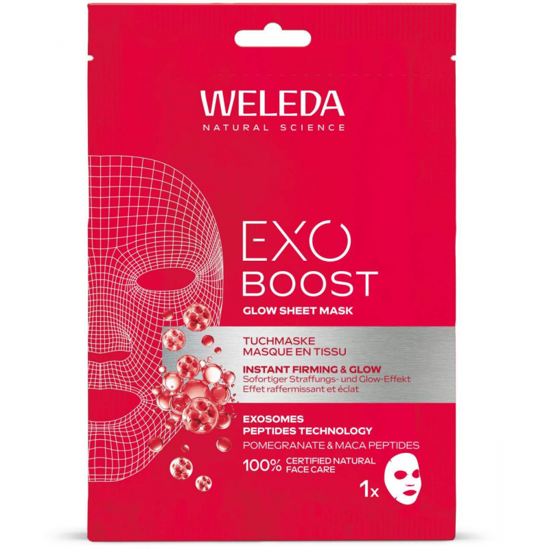 Weleda Exo Boost Firm & Lift Tuchmaske Granatapfel 20 ml