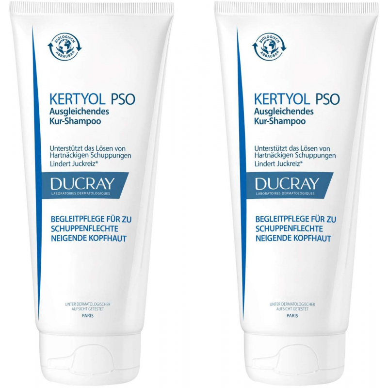 Ducray Kertyol PSO Kur-Shampoo 2 x 200 ml