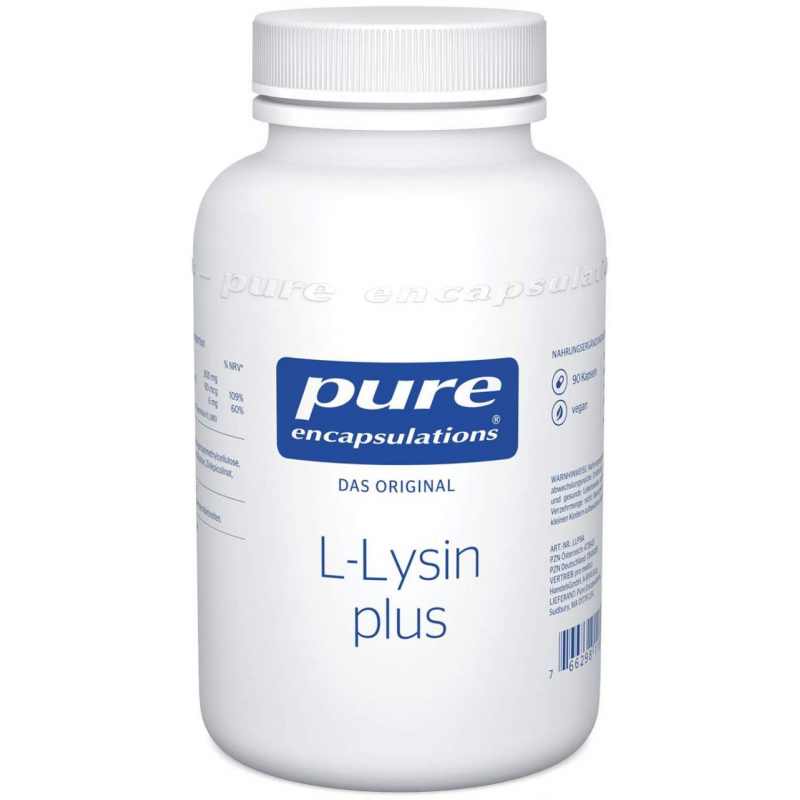 Pure Encapsulations L-Lysin Plus 90 Kapseln