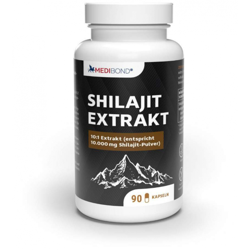 Shilajit Extrakt Medibond 90 Kapseln