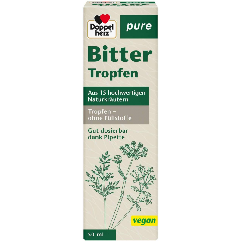 Doppelherz pure Bitter Tropfen 50 ml