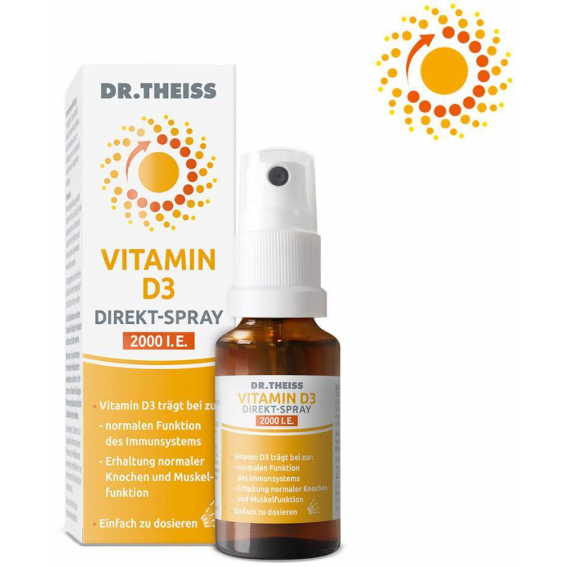 Dr. Theiss Vitamin D3 Direkt-Spray 2000 I.E. 20 ml