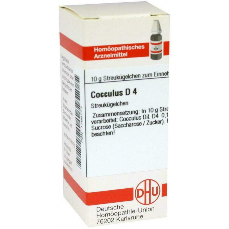 Dhu Cocculus D4 10 G Globuli