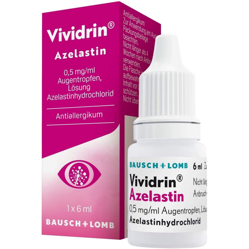 Vividrin Azelastin 0,5 mg je ml Augentropfen