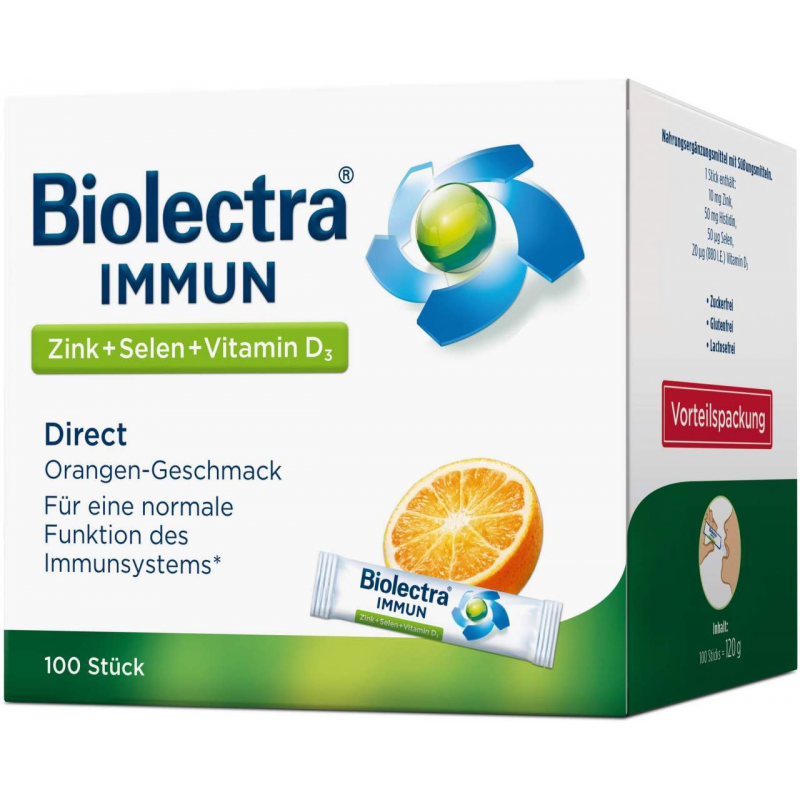 Biolectra Immun Direct 100 Sticks