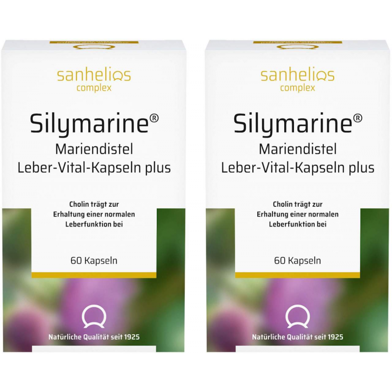 Silymarine Mariendistel Leber-Vital 2 x 60 Kapseln