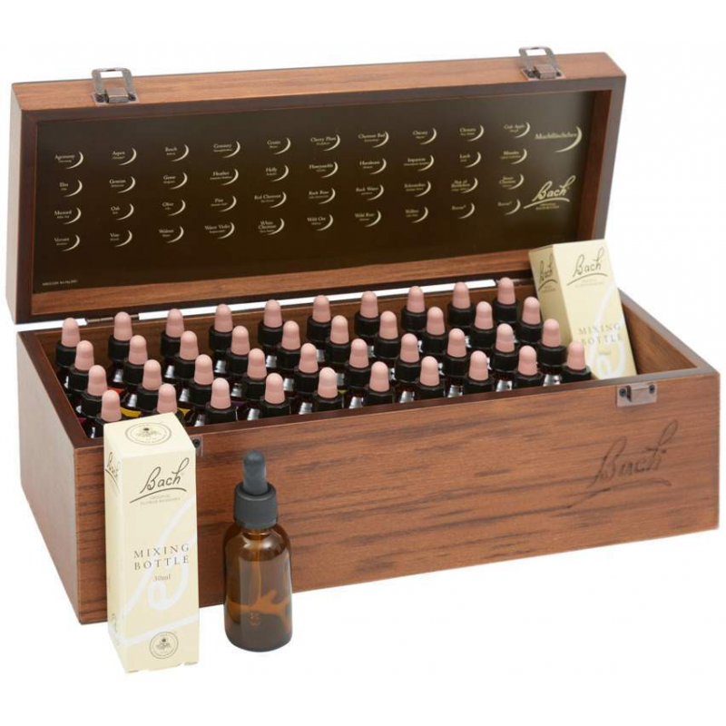 Original Bachblüten Professional Set 40 x 20 ml in Holzkiste
