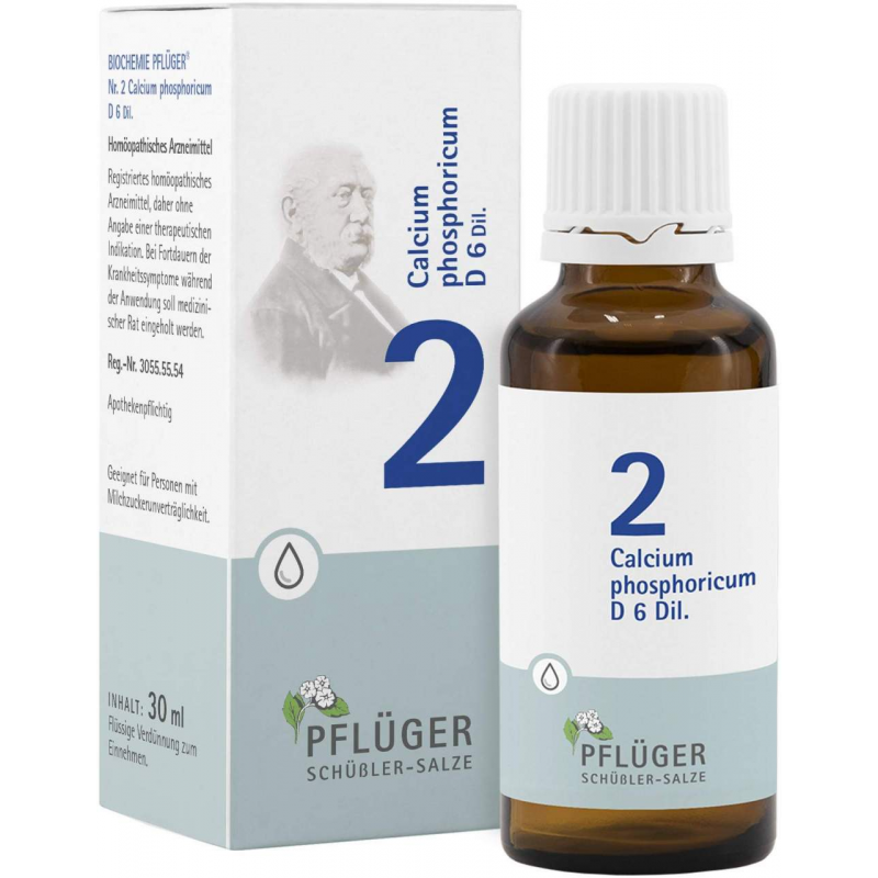 Biochemie Pflüger 2 Calcium Phosphoricum D6 30 ml Tropfen