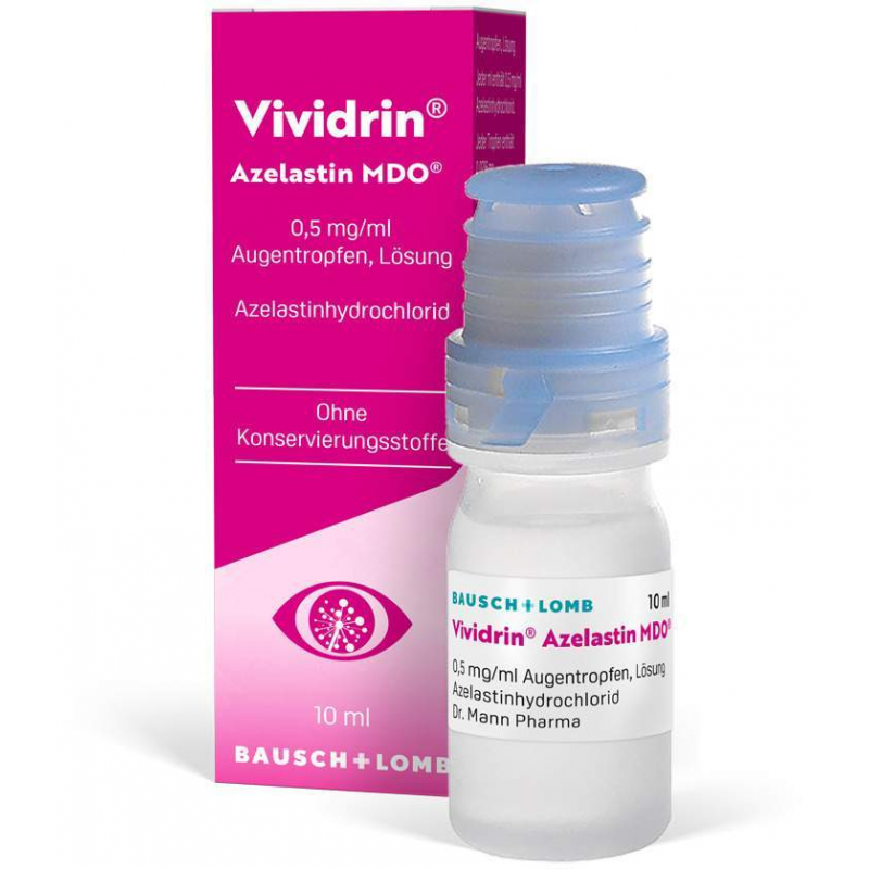 Vividrin Azelastin MDO 0,5 mg je ml Augentropfen 10 ml
