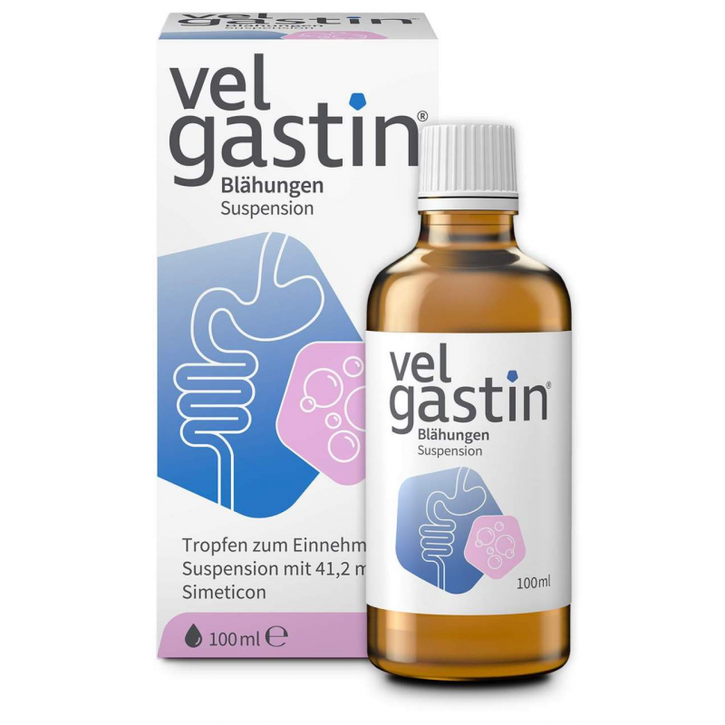 Velgastin Blähungen Suspension zum Einnehmen 100 ml