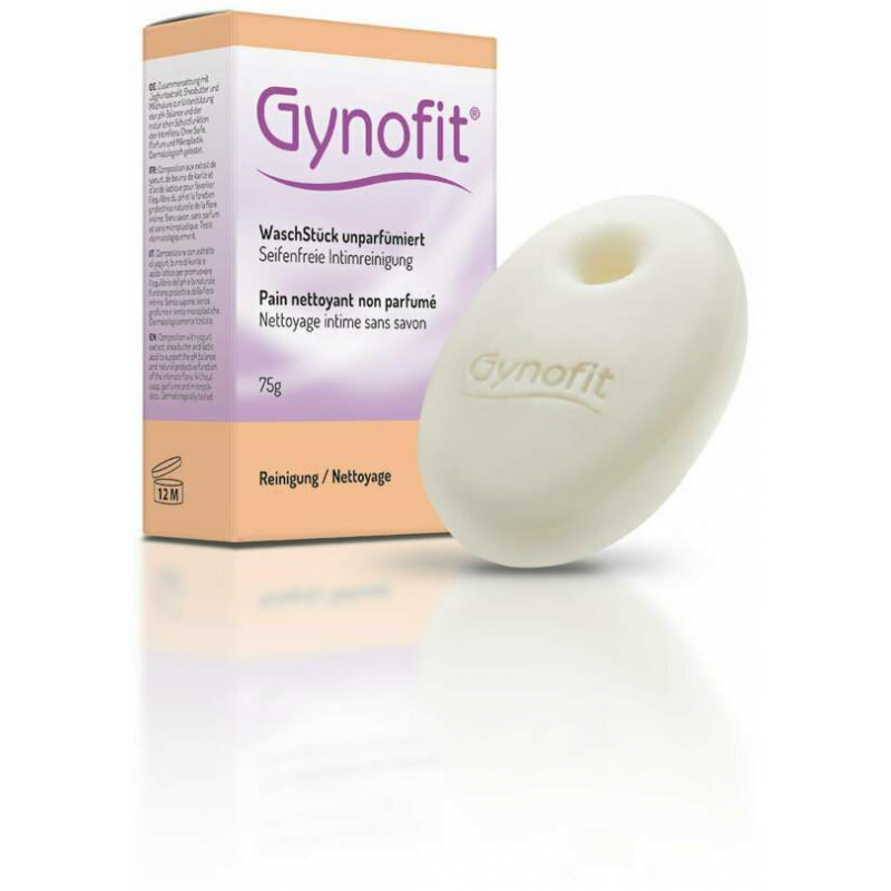 Gynofit Waschstück unparfümiert 75 g