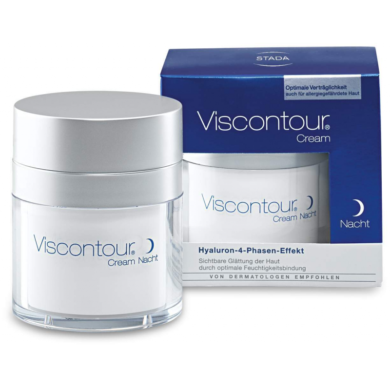 Viscontour Nachtcreme Mit Hyaluron 50 ml