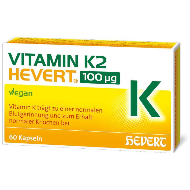 Vitamin K2 Hevert 100 µg 60 Kapseln