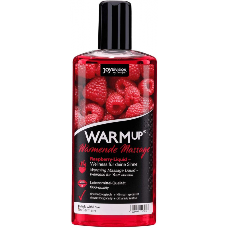 WarmUp Himbeer Massageöl mit Wärme Effekt 150 ml Öl
