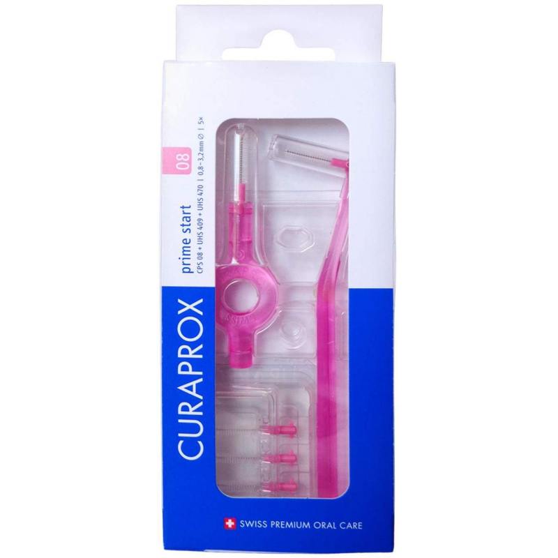 Curaprox Interdental Set Cps 08 mm Pink 5+2 St