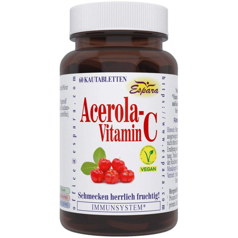 Acerola Vitamin C 60 Kautabletten