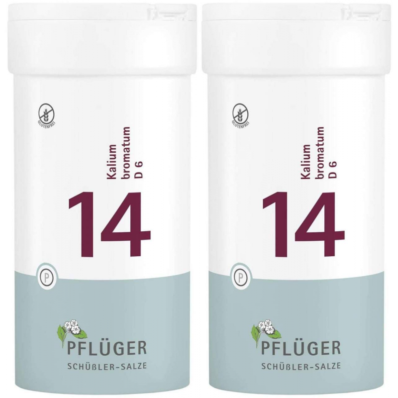 Biochemie Pflüger 14 Kalium bromatum D6 2 x 400 Tabletten