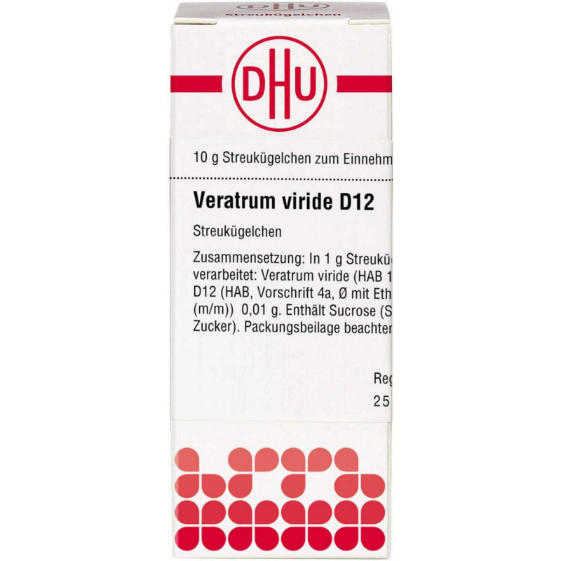 Dhu Veratrum Viride D12 10 G Globuli