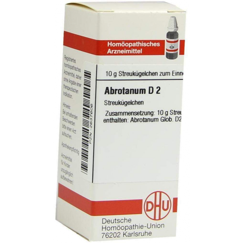 Dhu Abrotanum D2 Globuli