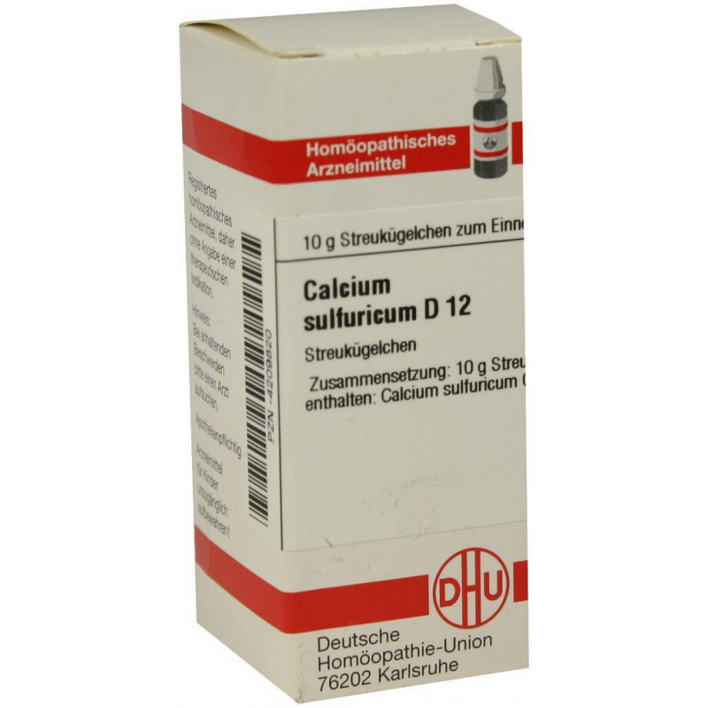 Dhu Calcium Sulfuricum D12 10 G Globuli