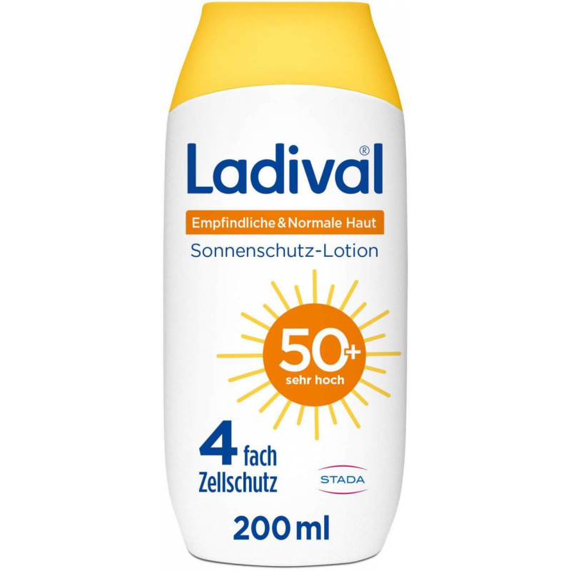 Ladival empfindliche & normale Haut Sonnenschutz-Lotion LSF 50+ 200 ml