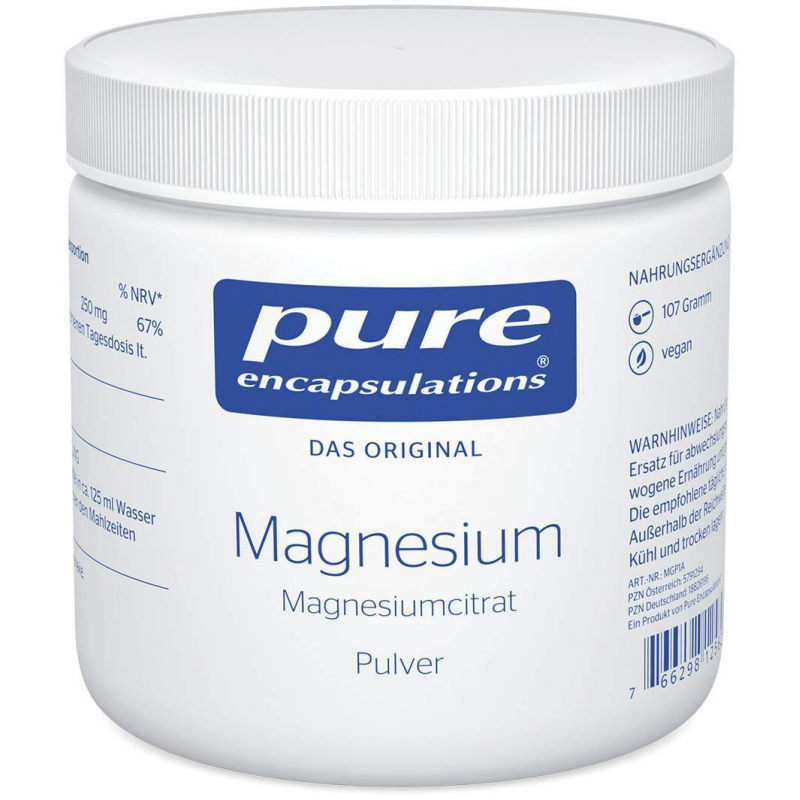 Pure Encapsulations Magnesium Magniumcitrat 107 G Pulver
