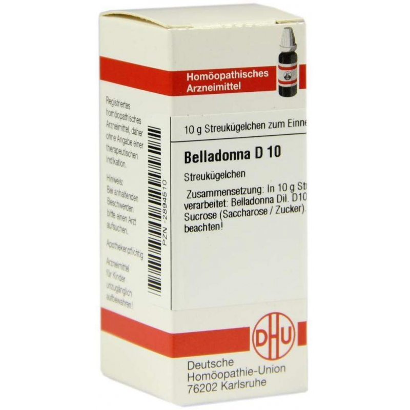 Dhu Belladonna D10 Globuli