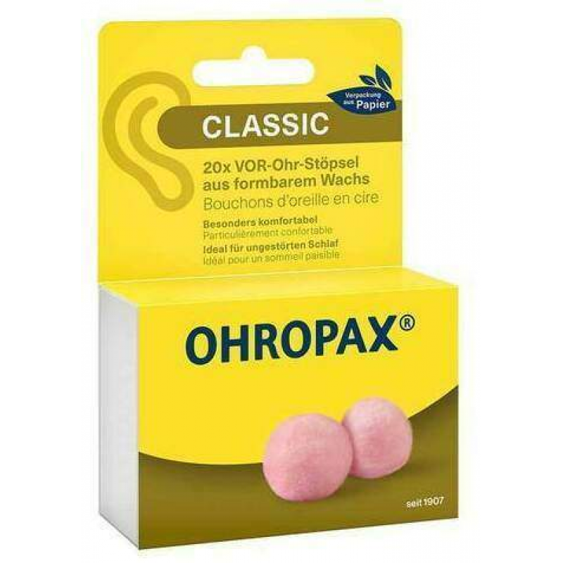 Ohropax Classic Wachs Vor-Ohr Stöpsel