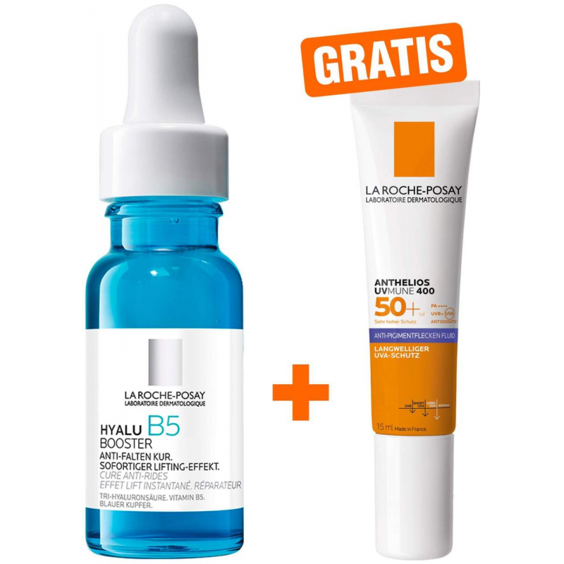 La Roche Posay Hyalu B5 Booster 15 ml + gratis Anthelios Anti-Pigment Fluid 15 ml