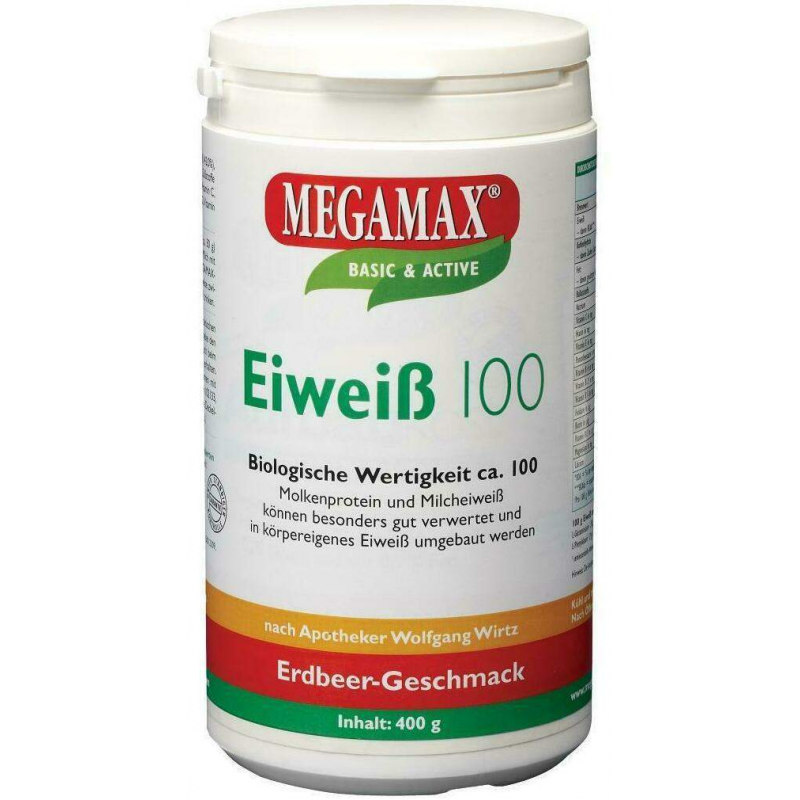 Megamax Eiweiß 100 Erdbeer 400 G Pulver
