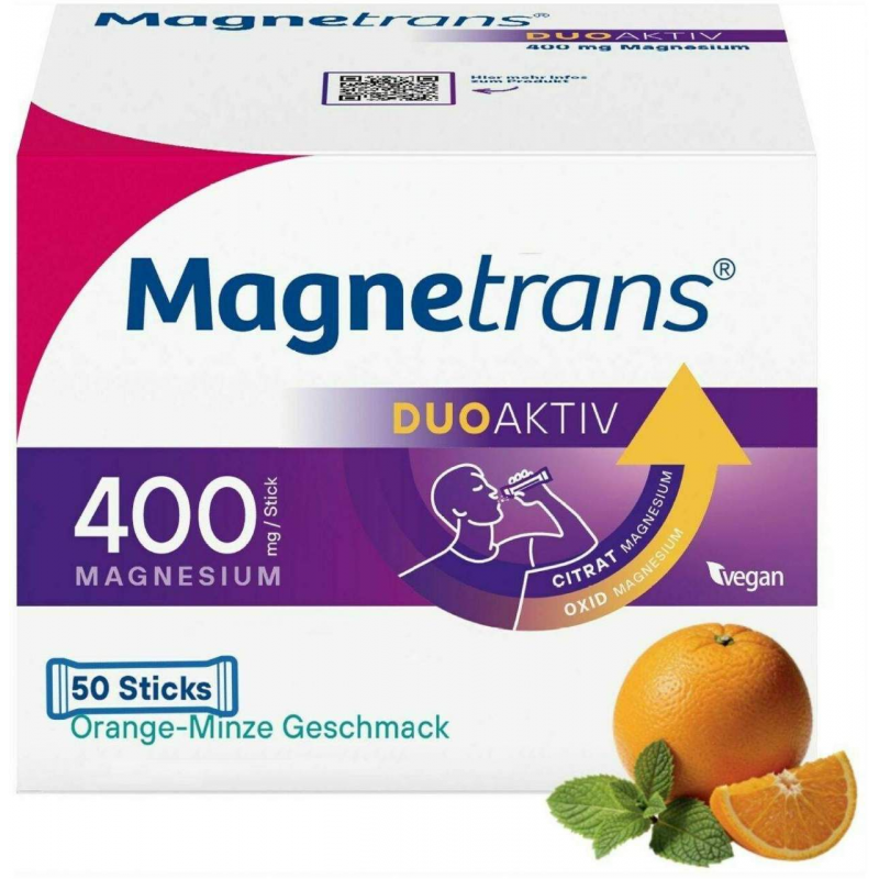 Magnetrans Duo Aktiv 400 mg 50 Sticks