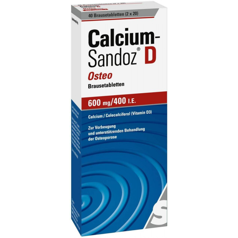 Calcium Sandoz D Osteo 40 Brausetabletten