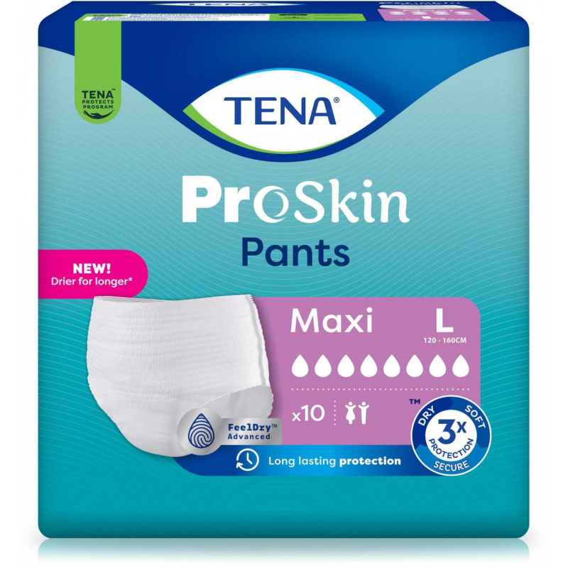 Tena Pants Maxi L 4 X 10 Einweghosen