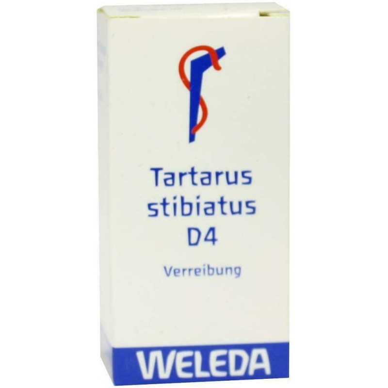 Weleda Tartarus Stibiatus D4 20 G Trituration