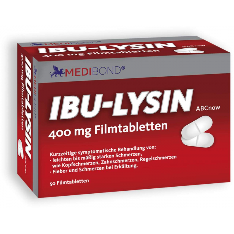 Ibu Lysin Medibond 400 mg 50 Filmtabletten