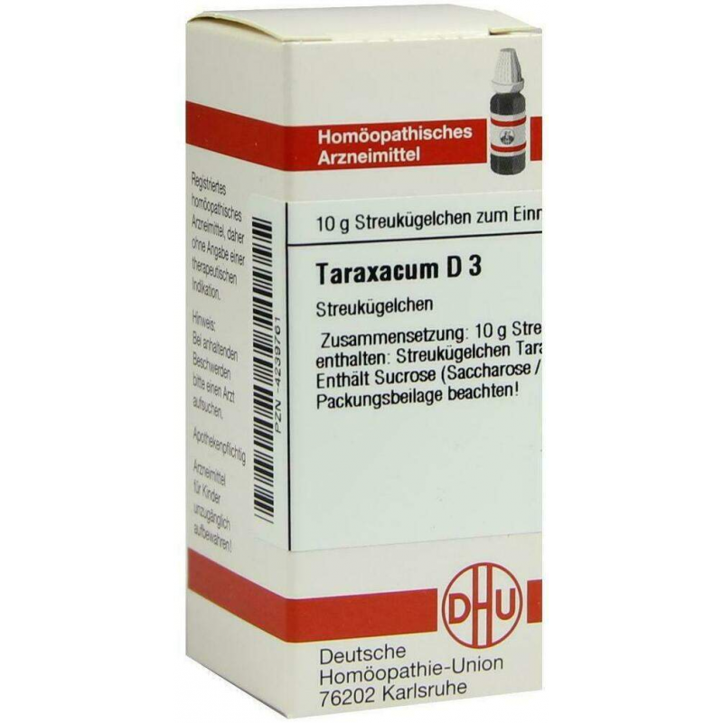 Dhu Taraxacum D3 10 G Globuli