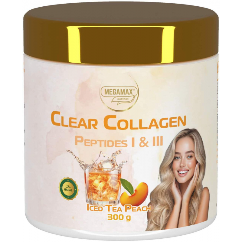 Collagen Clear Glow Kollagen Peptide Pfirsich 300 G Pulver