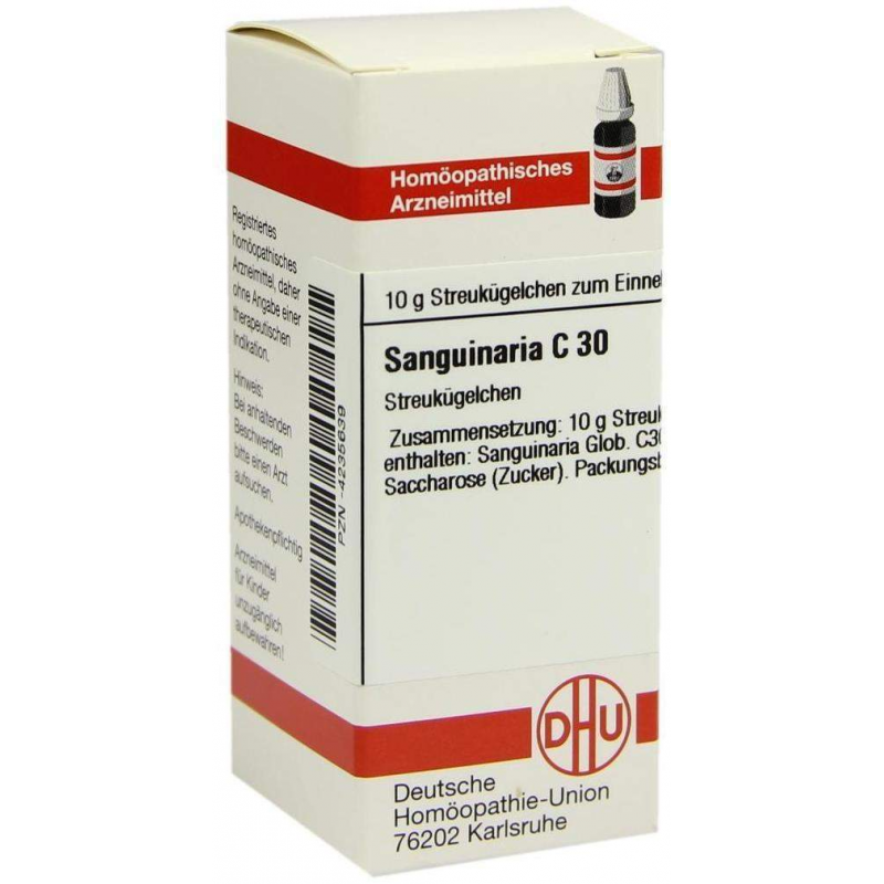 Dhu Sanguinaria C30 Globuli