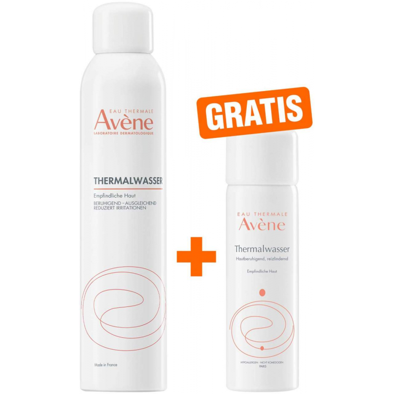 Avene Thermalwasser Spray 300 ml + gratis Avene Thermalwasser Spray 50 ml