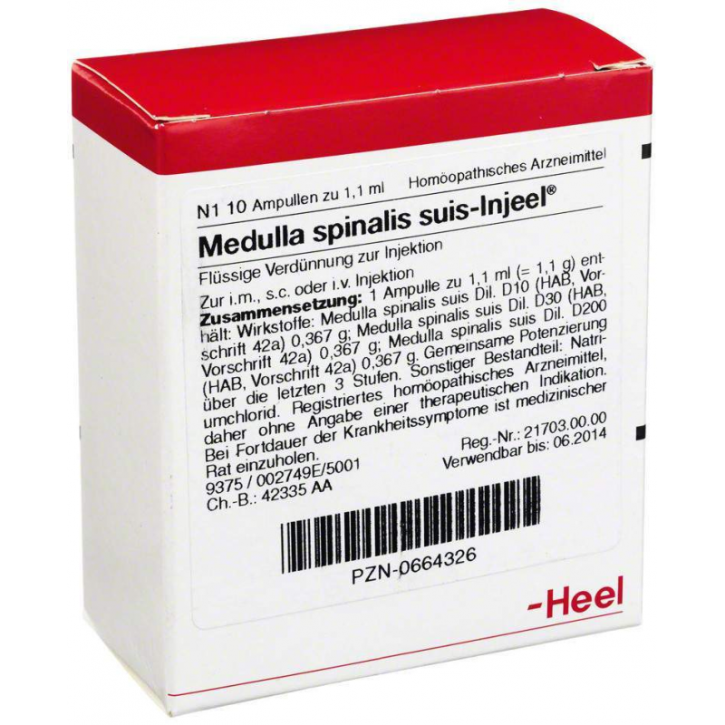 Medulla Spinalis Suis Injeel 10 Ampullen