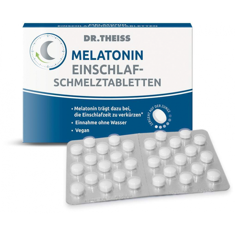 Dr. Theiss Melatonin Einschlaf - Schmelztabletten 30 Stück