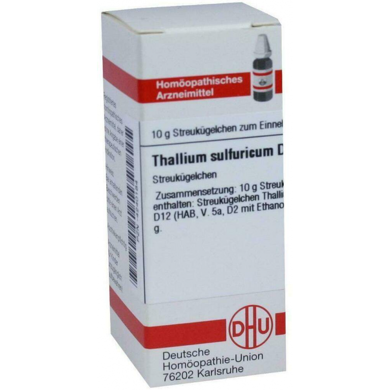 Dhu Thallium Sulfuricum D12 Globuli