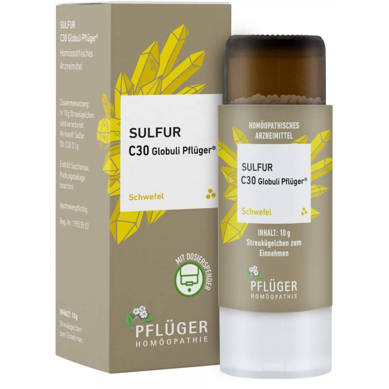 Sulfur C 30 Globuli Pflüger Dosierspende 10 g