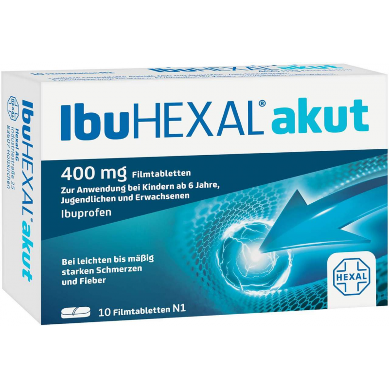 IbuHexal akut 400 mg 10 Filmtabletten