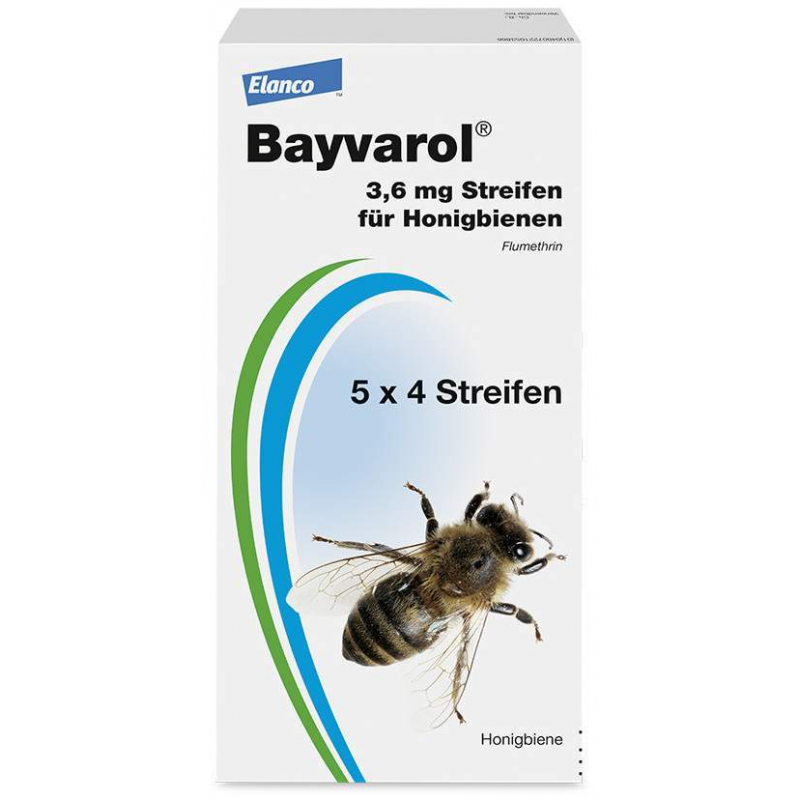 Bayvarol 3,6 mg Streifen für Honigbienen 5 x 4 Strips