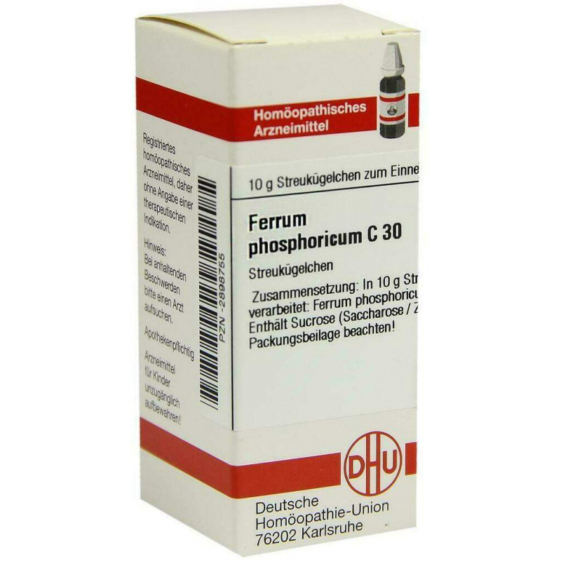 Dhu Ferrum Phosphoricum C30 10 G Globuli
