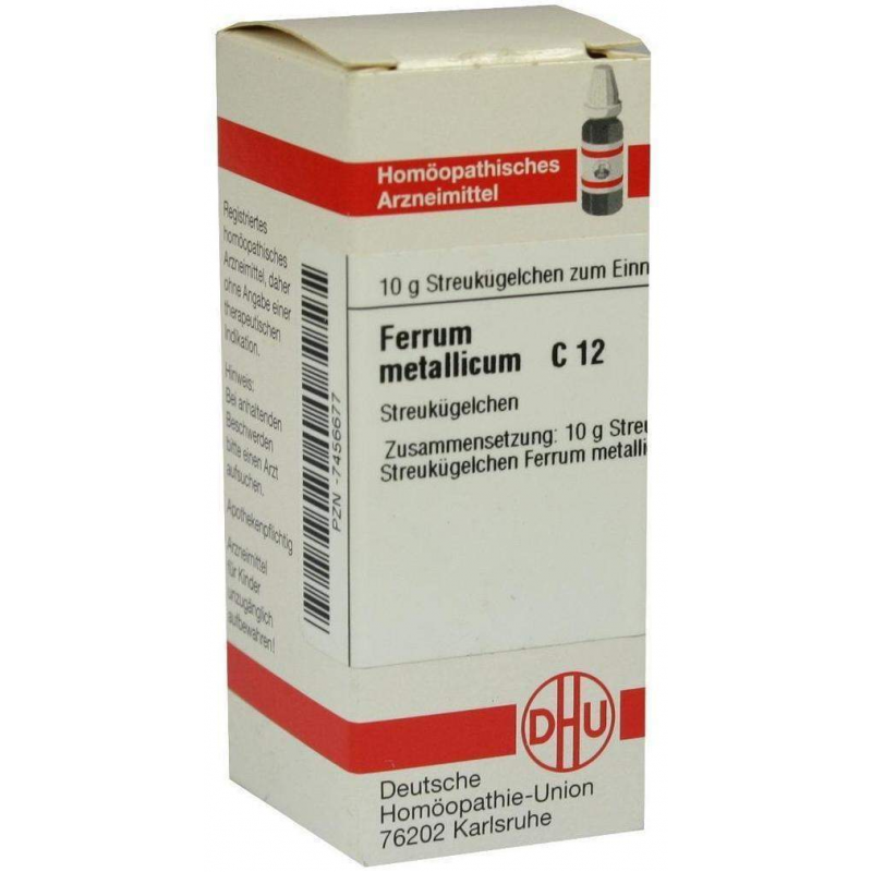 Dhu Ferrum Metallicum C12 Globuli