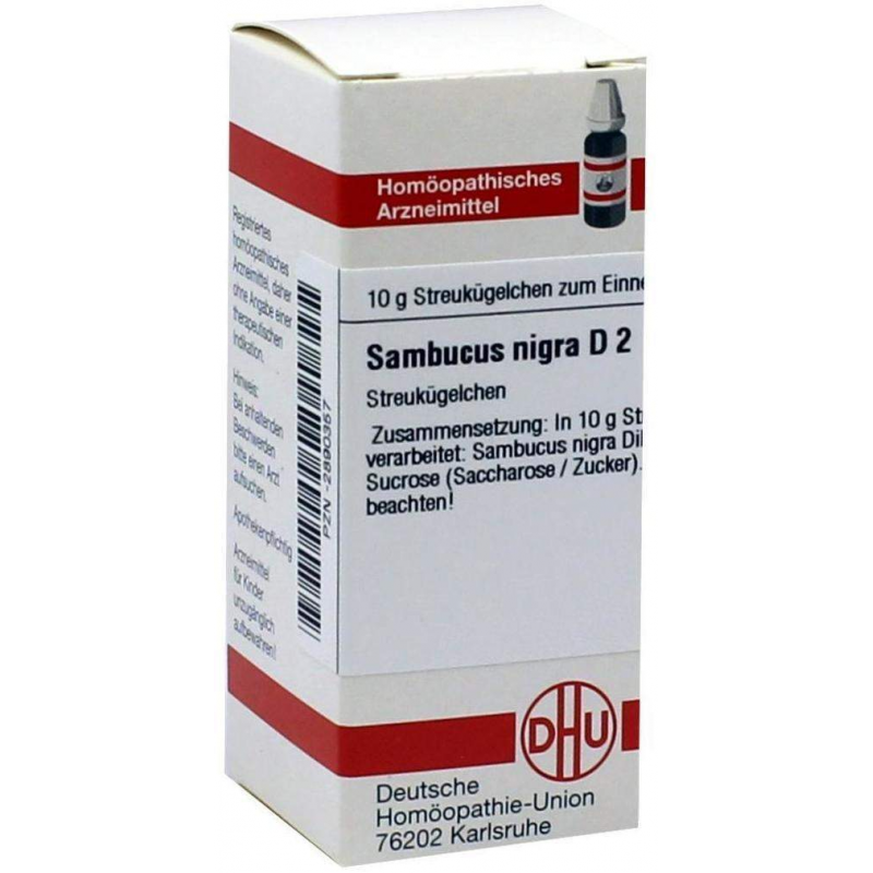 Dhu Sambucus Nigra D2 Globuli
