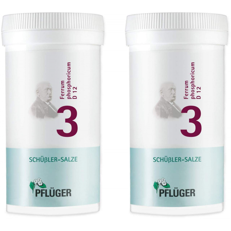 Biochemie Pflüger 3 Ferrum phosphoricum D12 2 x 400 Tabletten